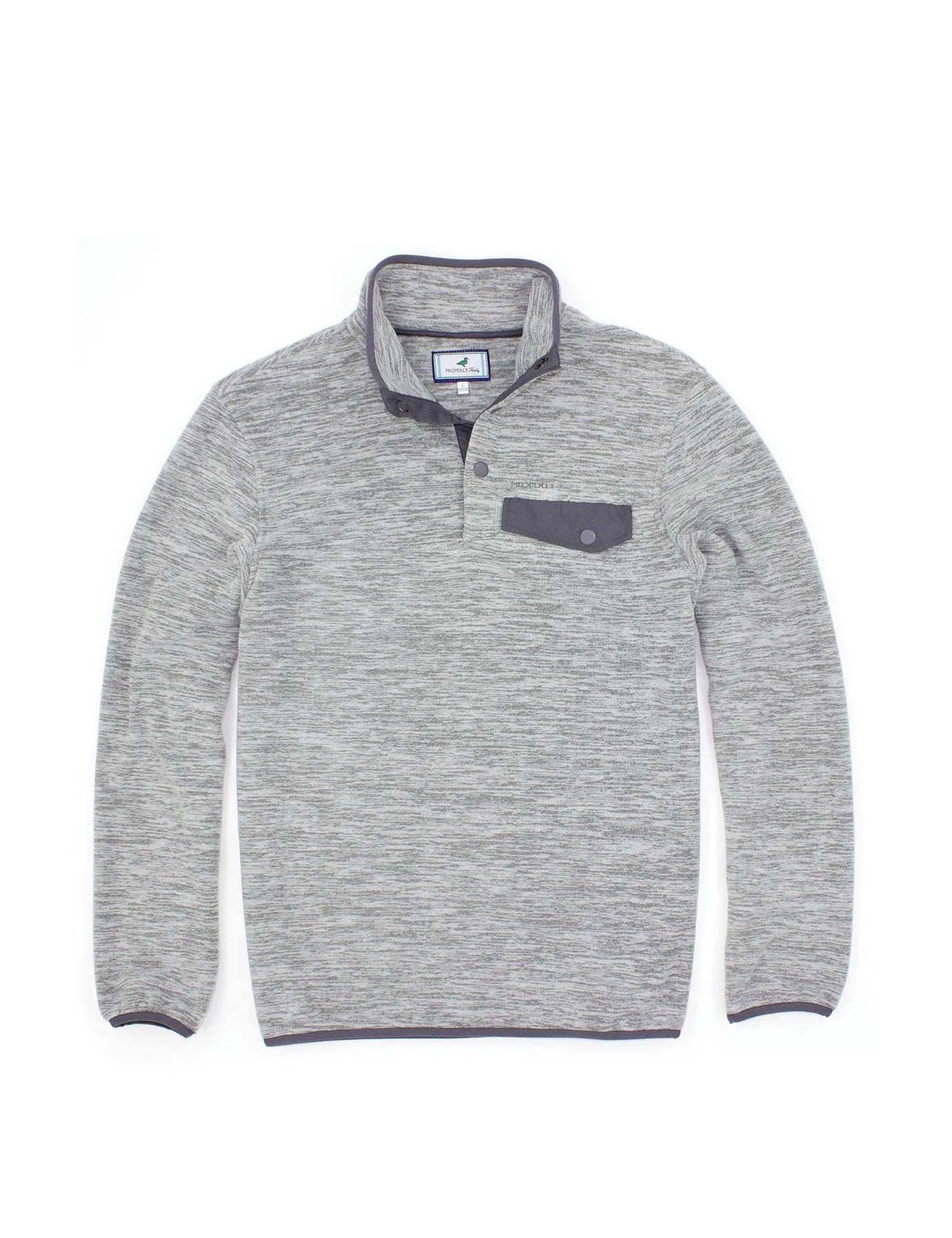 Light Heather Grey Nova Pullover