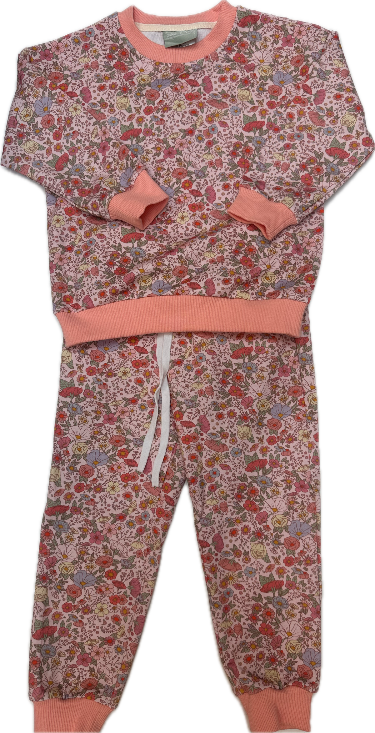 Persimmon Floral Jogger Set
