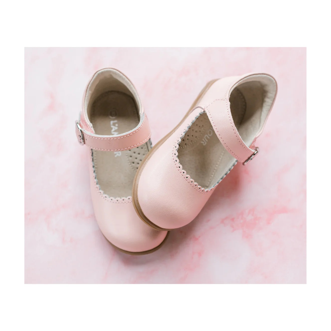 Pink Chloe Scalloped MJ