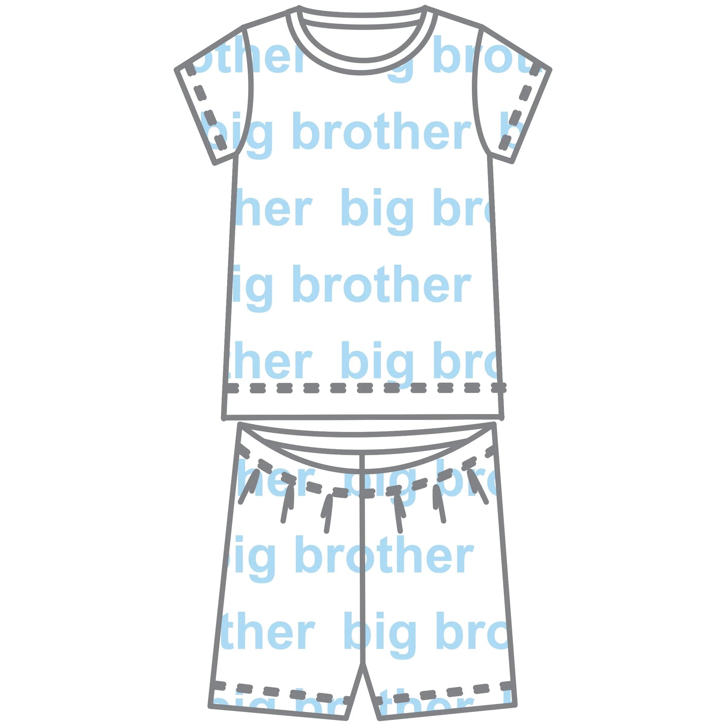 Big Brother Short Pajamas