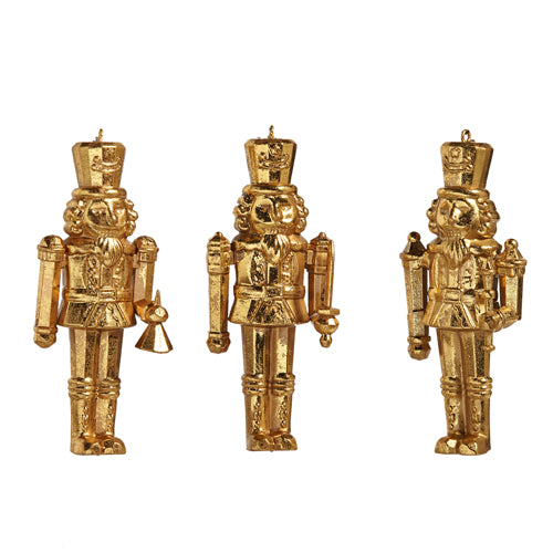 GOLD NUTCRACKER ORNAMENT