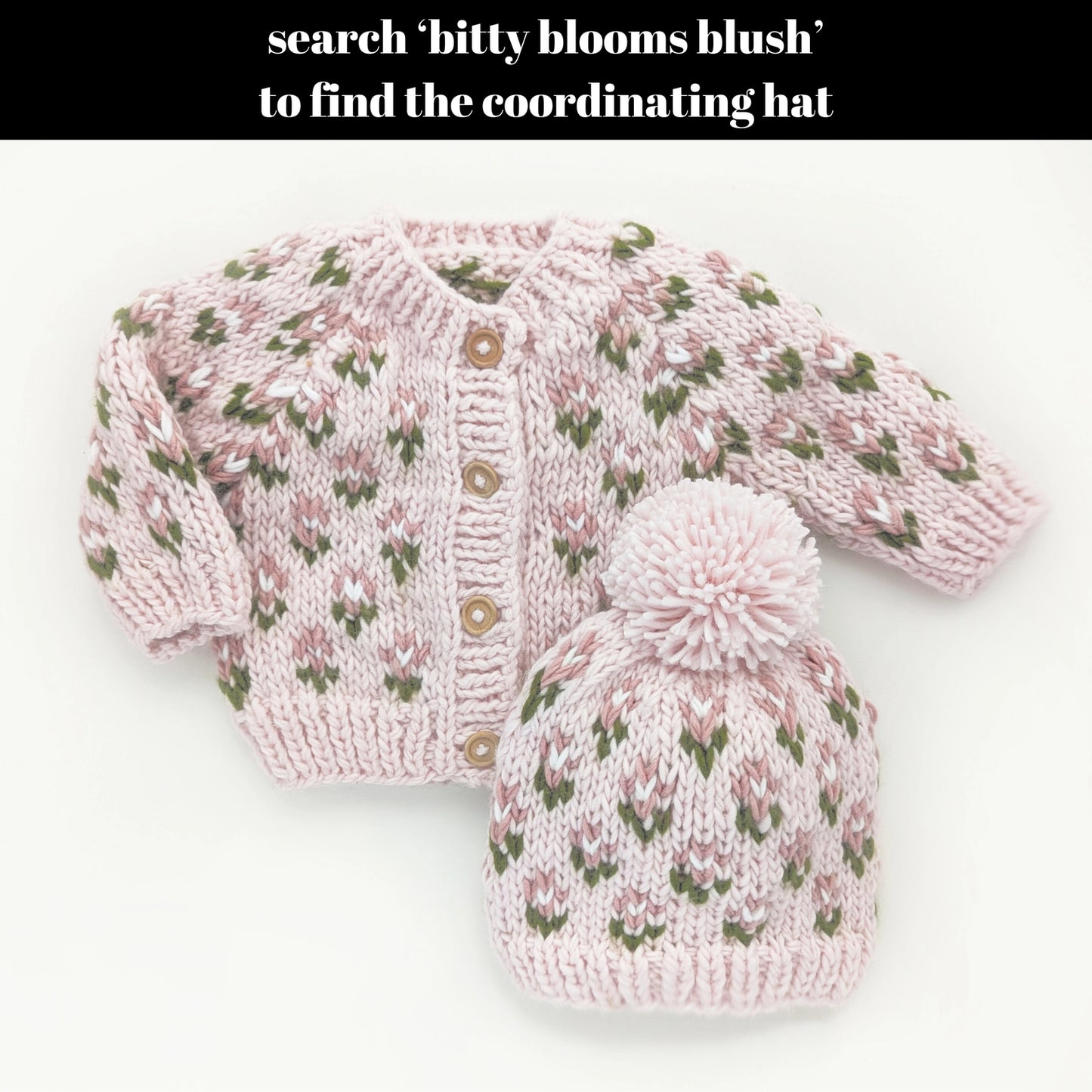 Bitty Blooms Blush Sweater