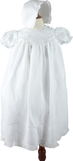 Girls Smocked Special Occasion Gown Set
