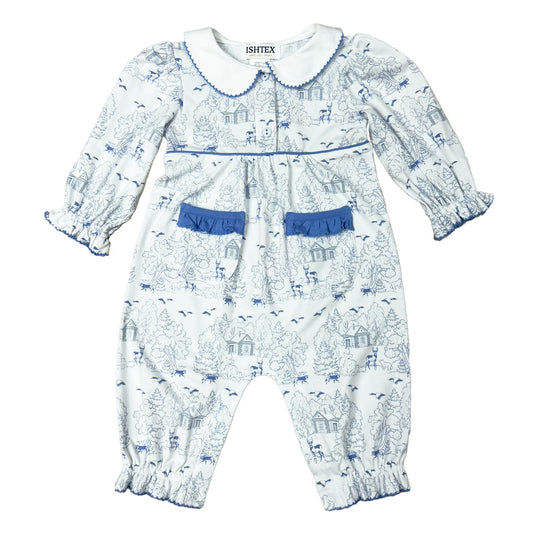 Log Cabin Romper