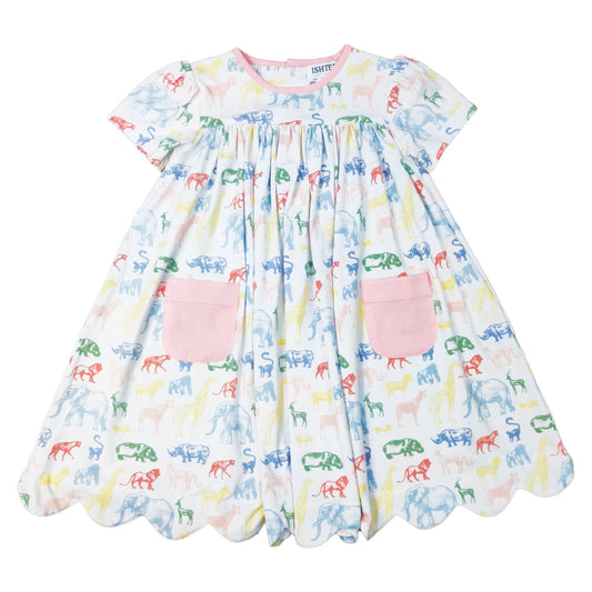 Zoo Friends Girl Dress