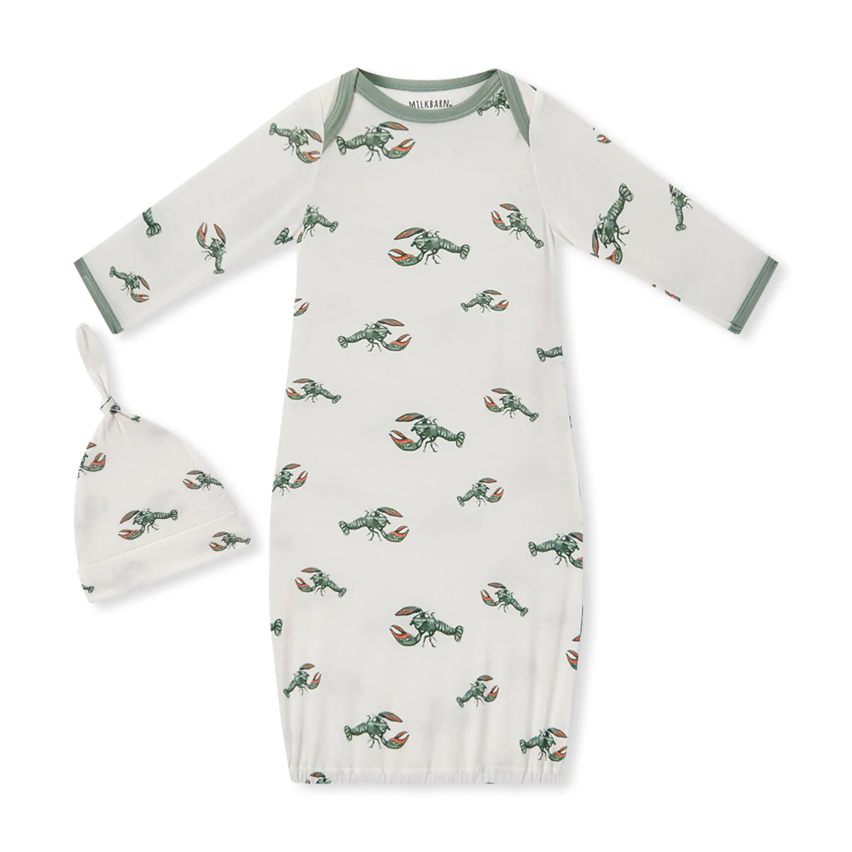 Mint Lobster Gown & Hat