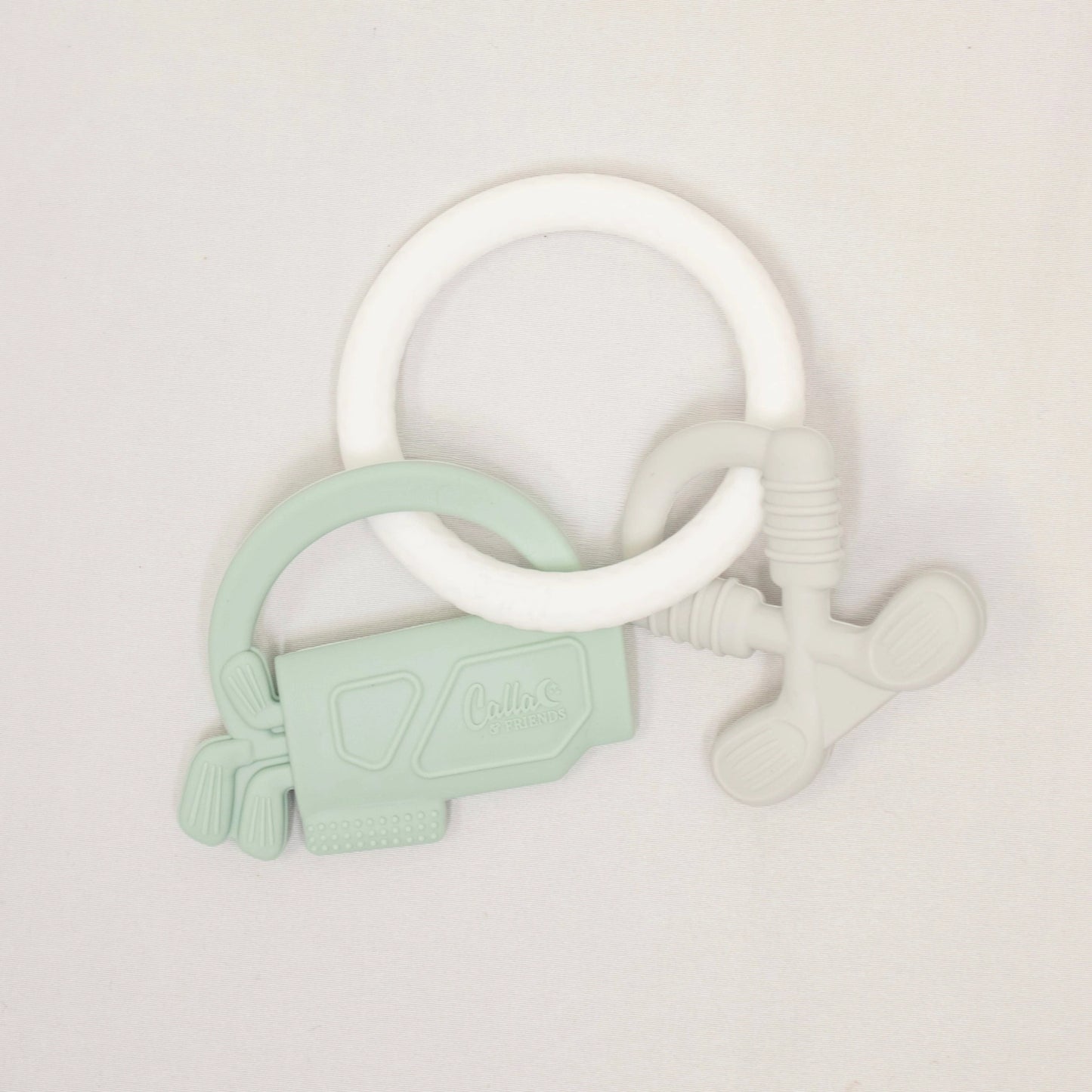 Tee Time Golf Silicone Teether