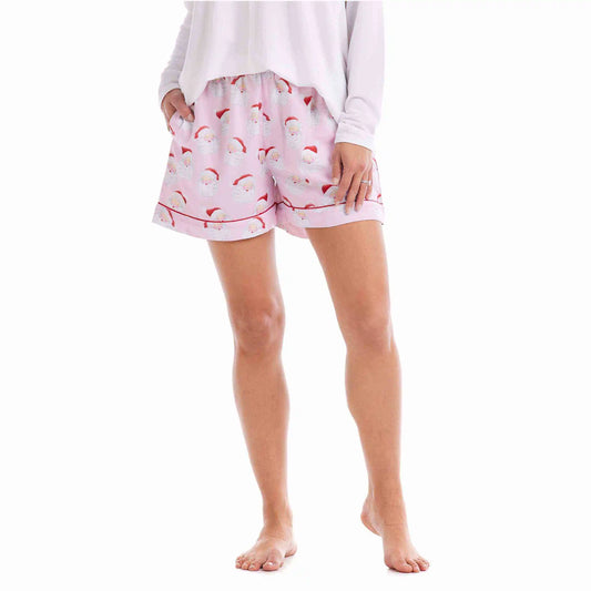 Women Santa Pajama Short