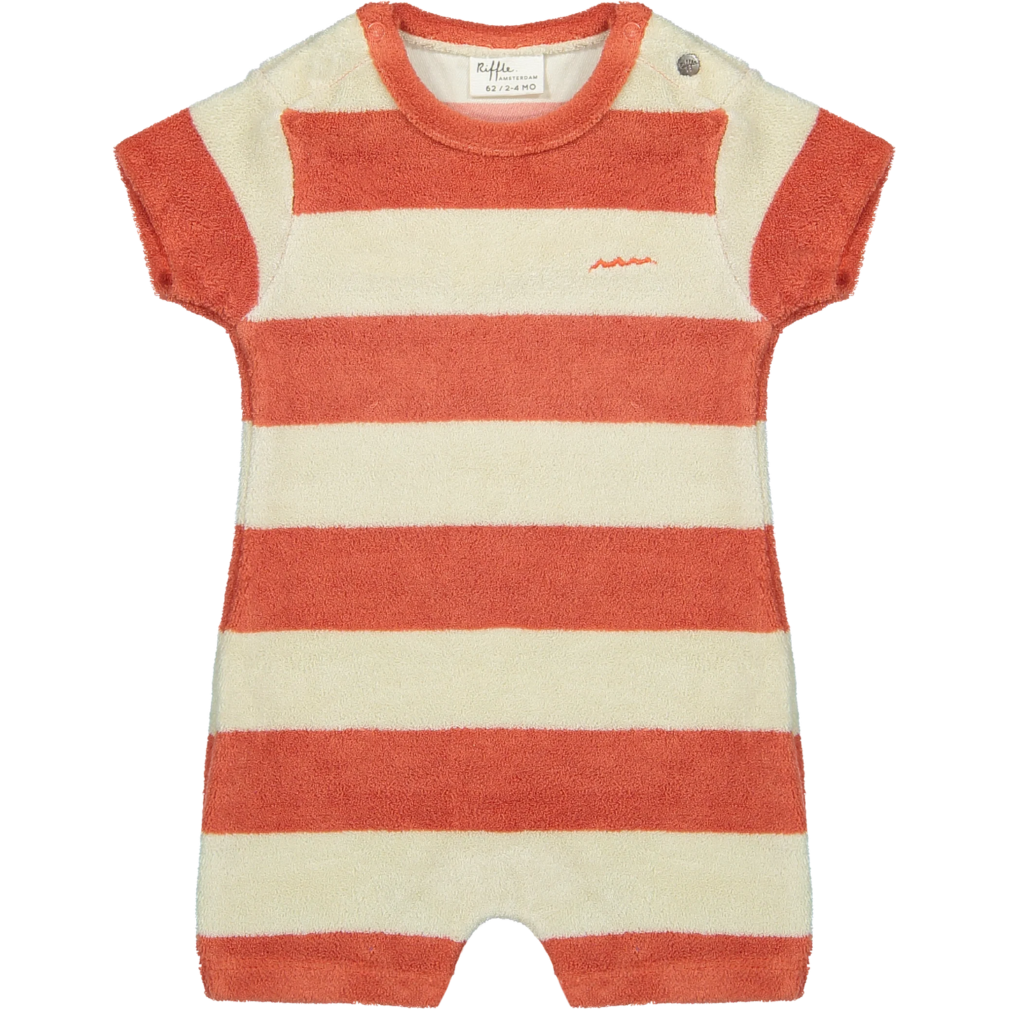 Orange Stripe Terry Suit