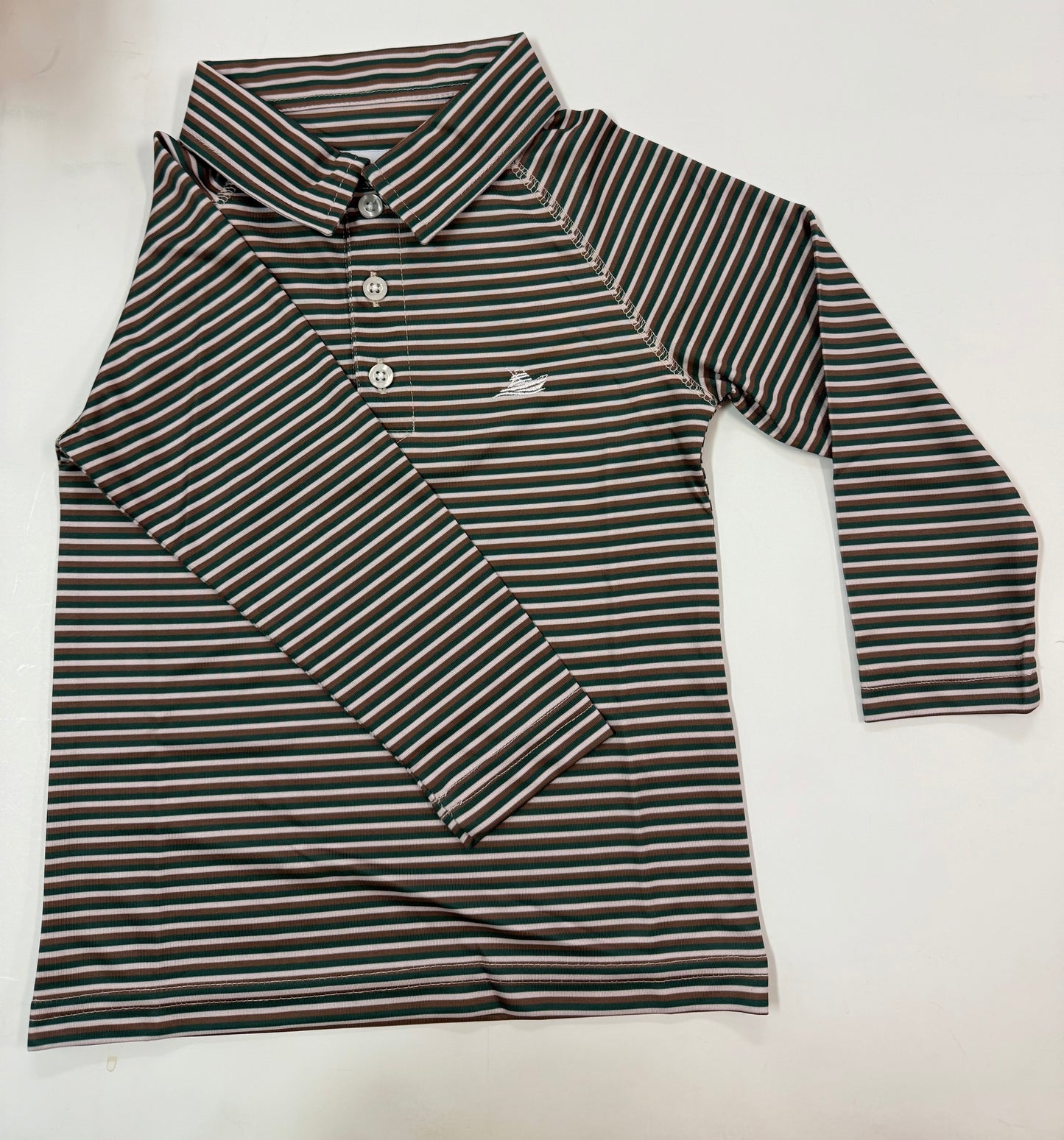 Green & Brown Sawyer Polo