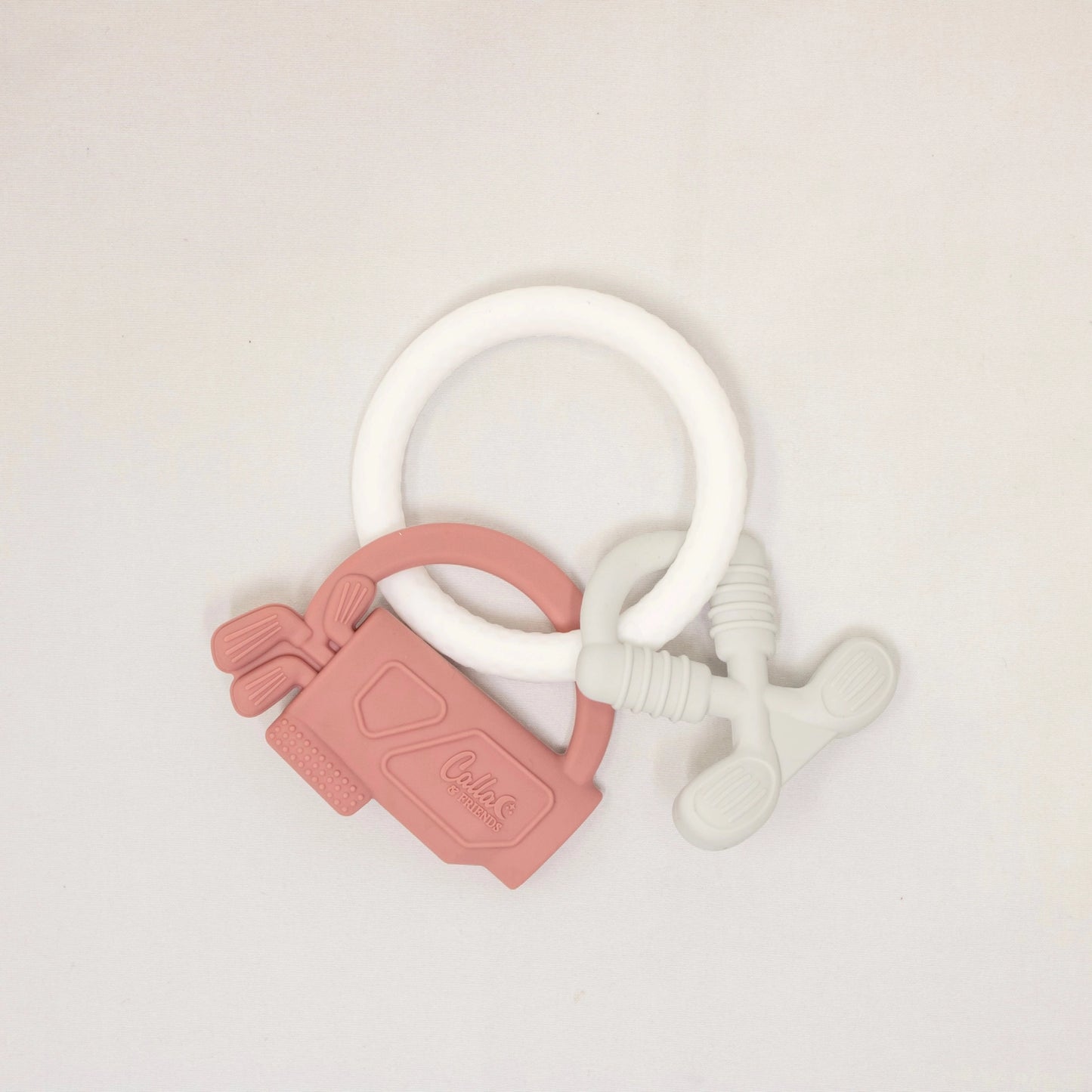Tee Time Golf Silicone Teether