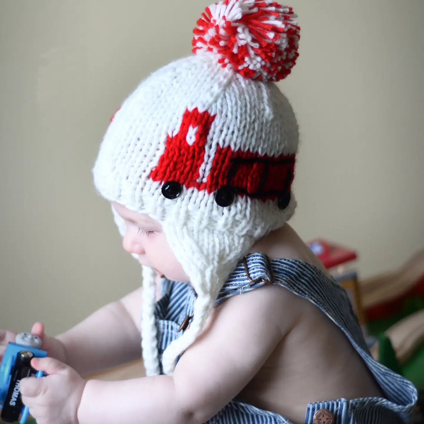 Firetruck Crochet  Hat