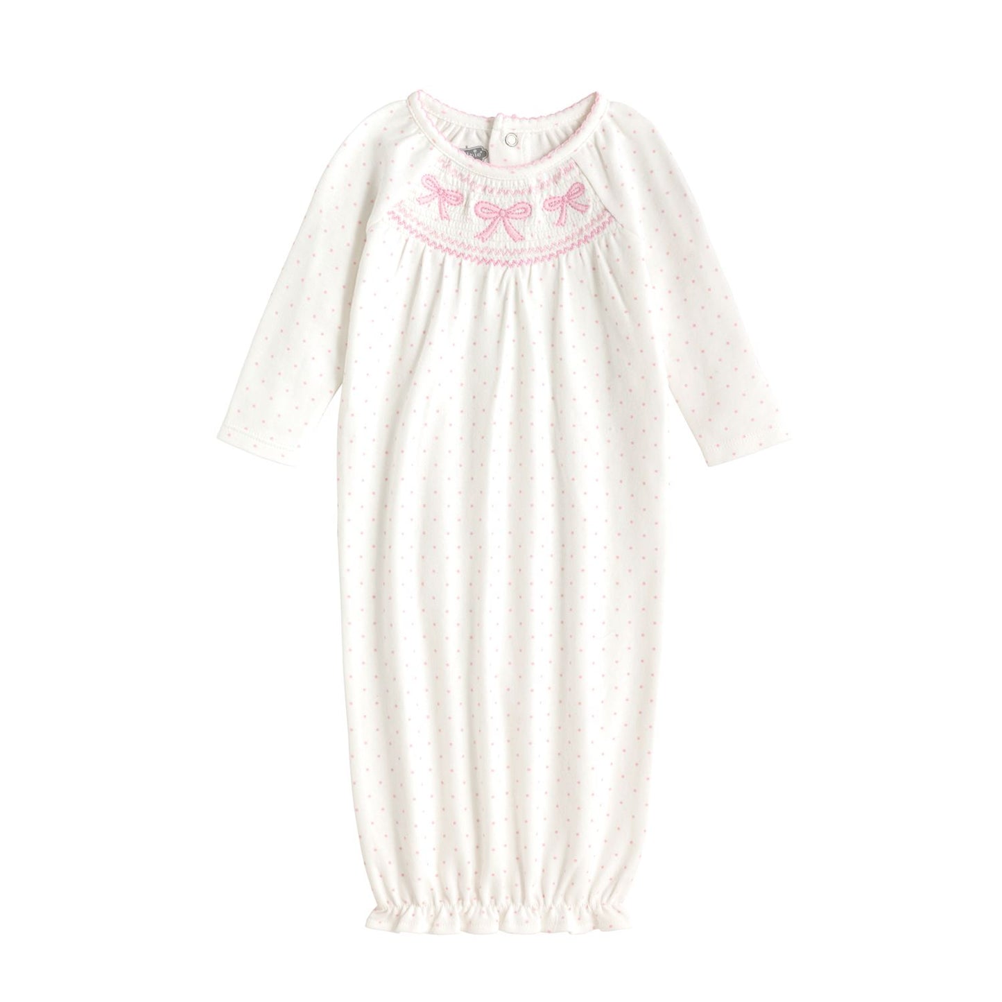 Smocked Layette Gown