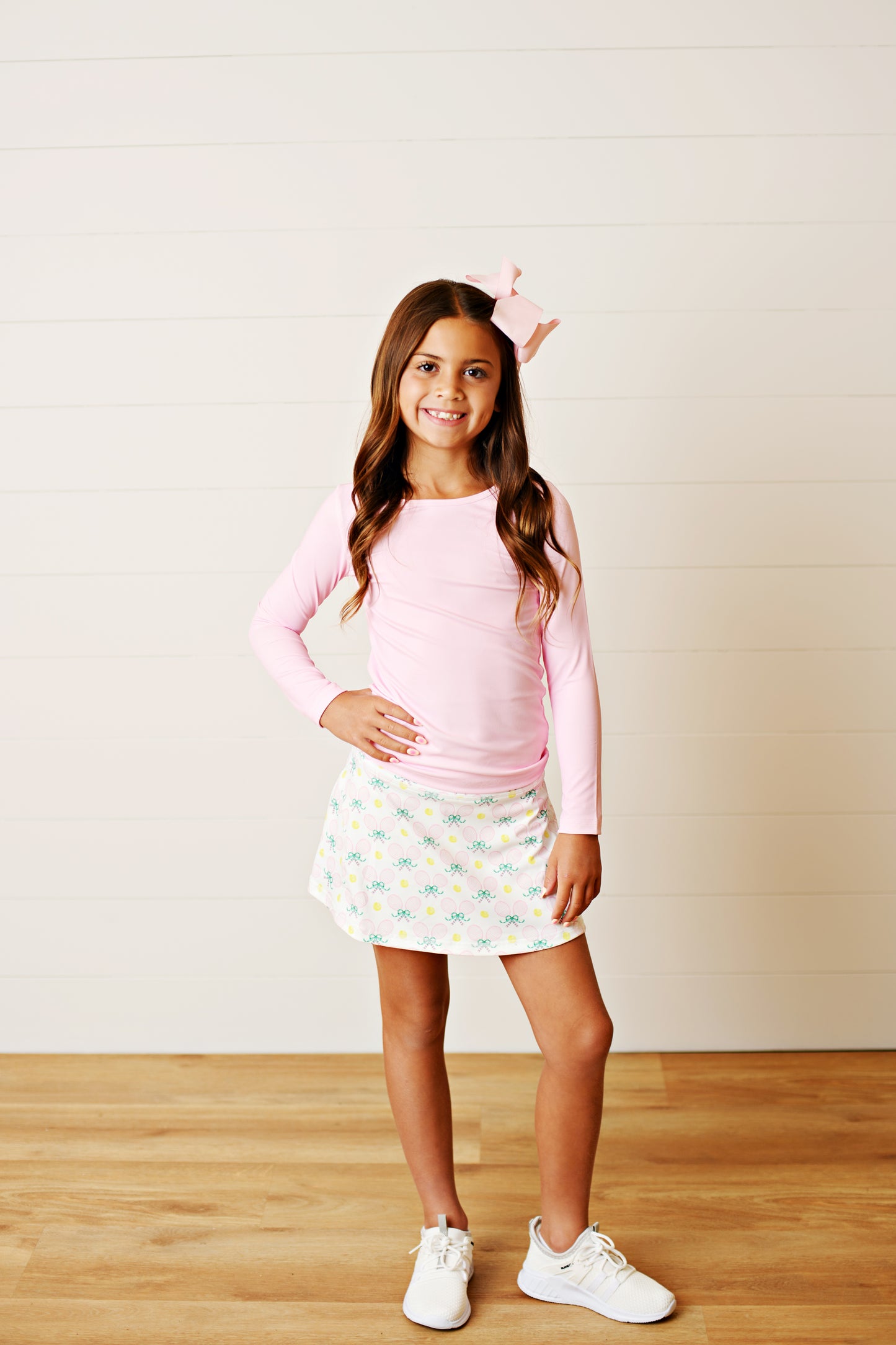Pink Racquet LS Top
