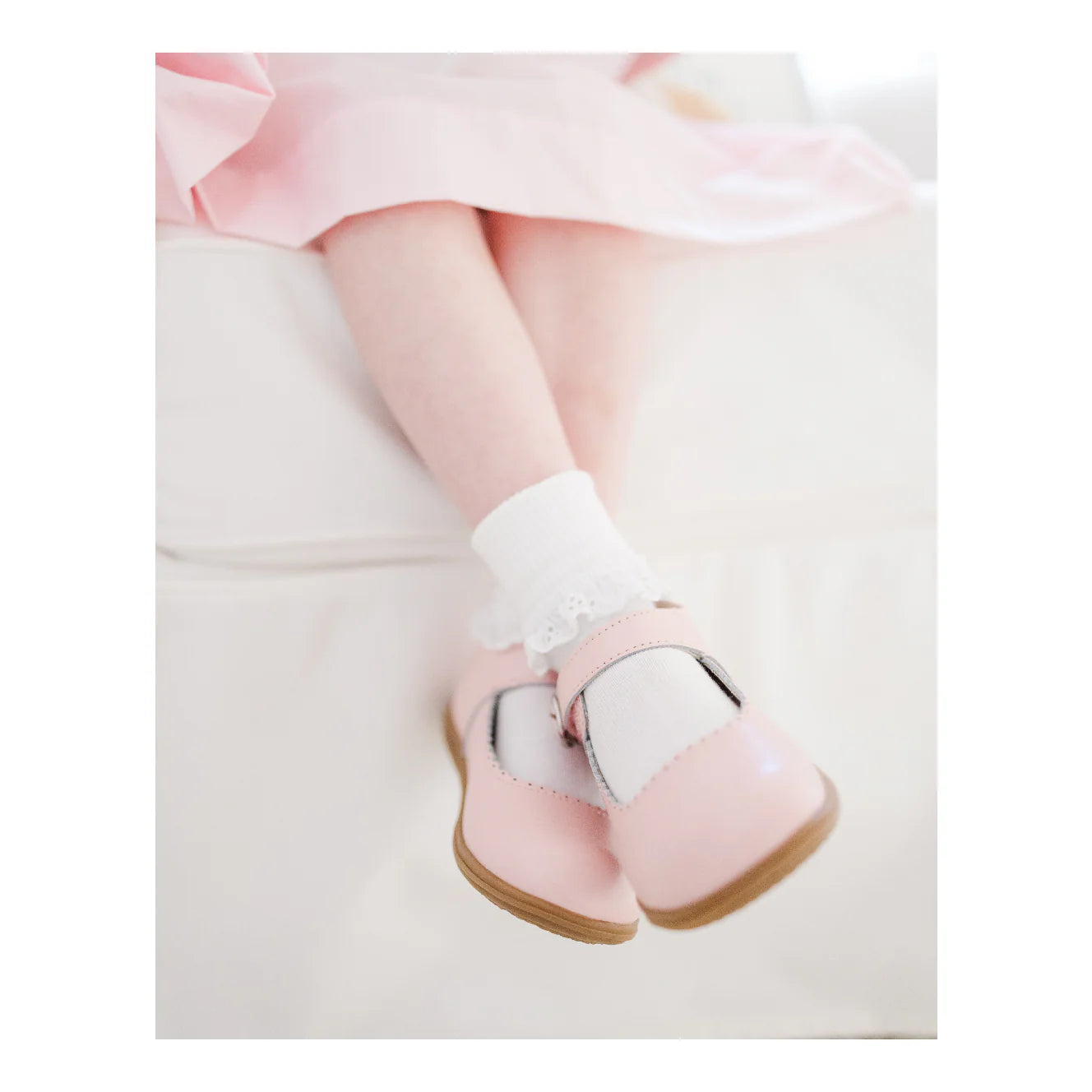 Pink Chloe Scalloped MJ