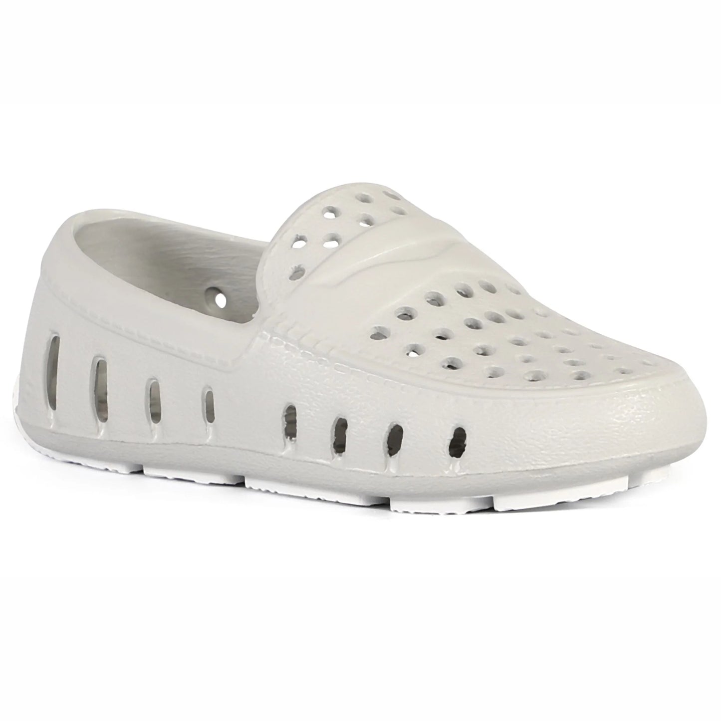 Baby Anchor Gray & White Floafer