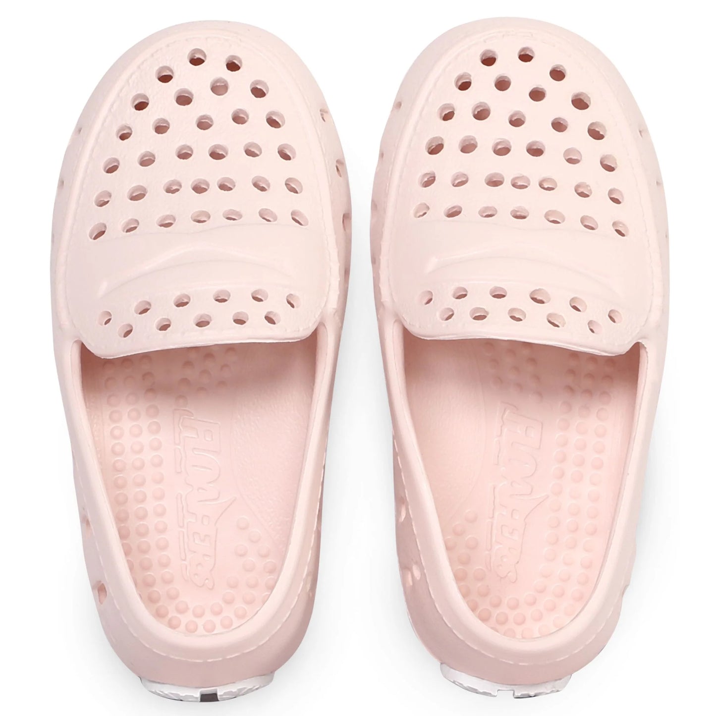 Baby Anchor Pink & White Floafer