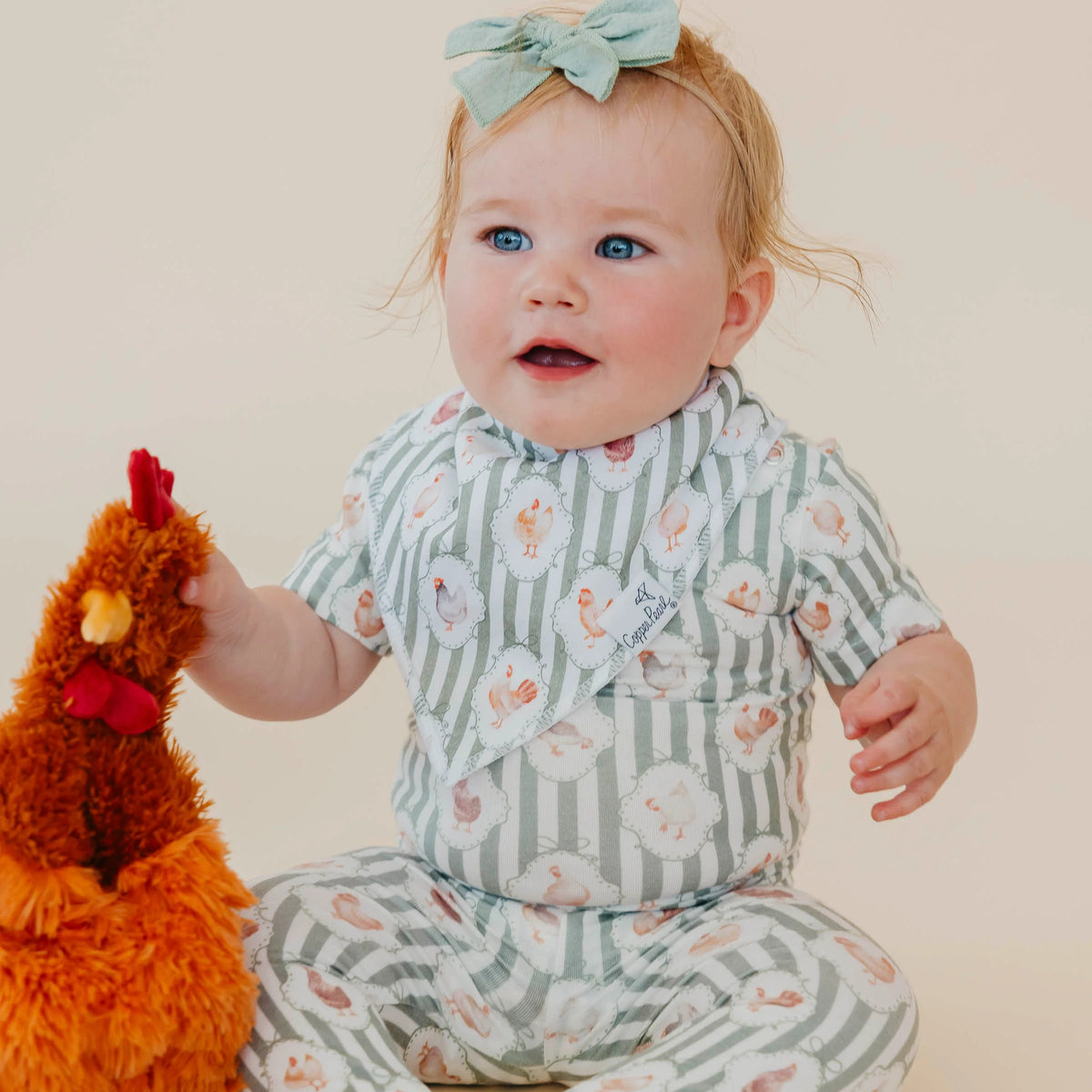 Gigi 3Pk Burp Cloths