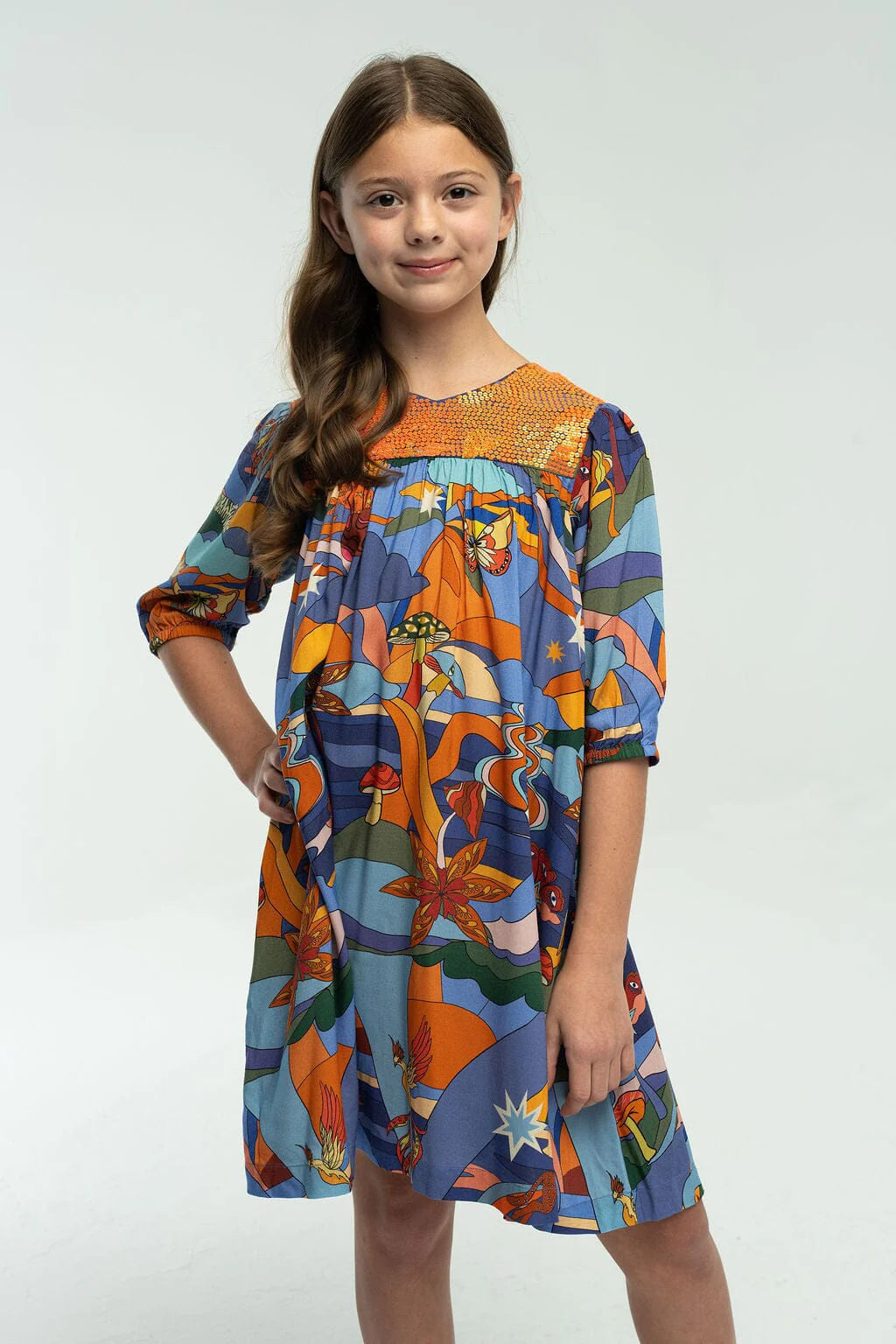 Alice Blue Sequin Dress