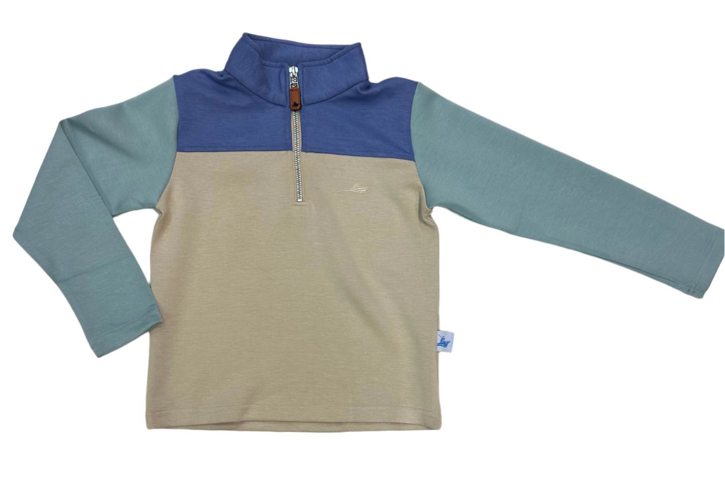 Khaki Bottom Colorblock Pullover