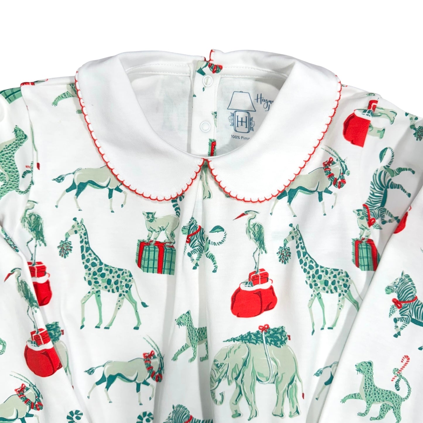 Safari Christmas LS Dress