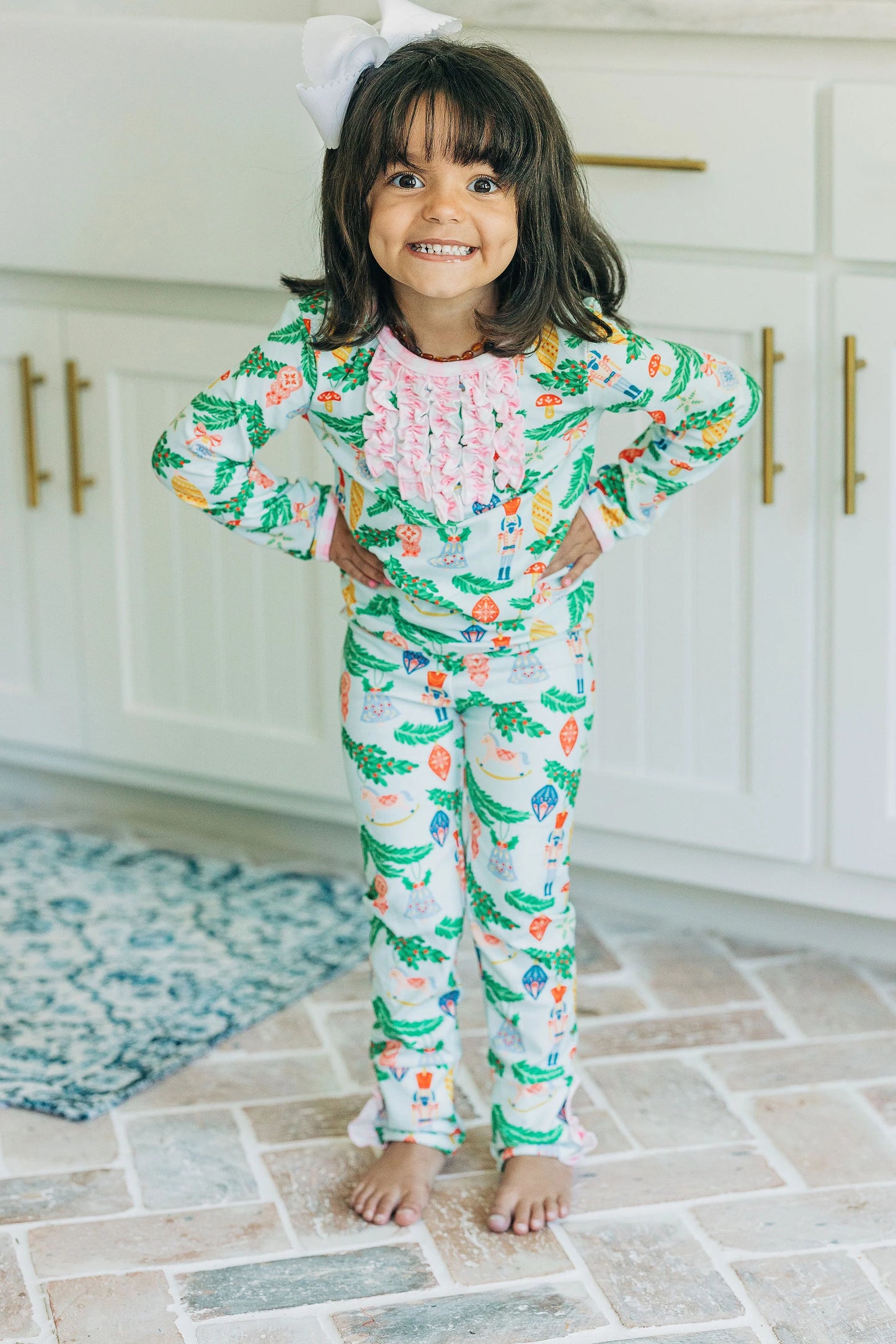 Ruffle Buttflap Nutcracker PJs