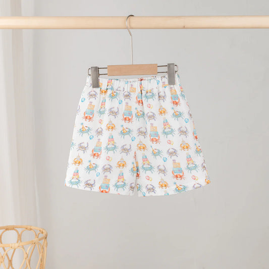 Crabby Birthday Organic Shorts