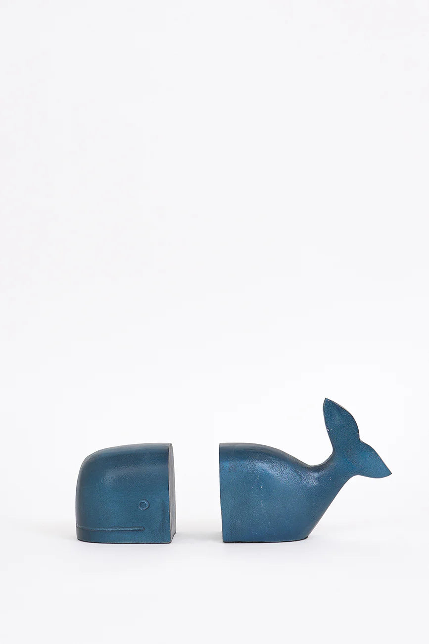 Whale Aluminum Bookend