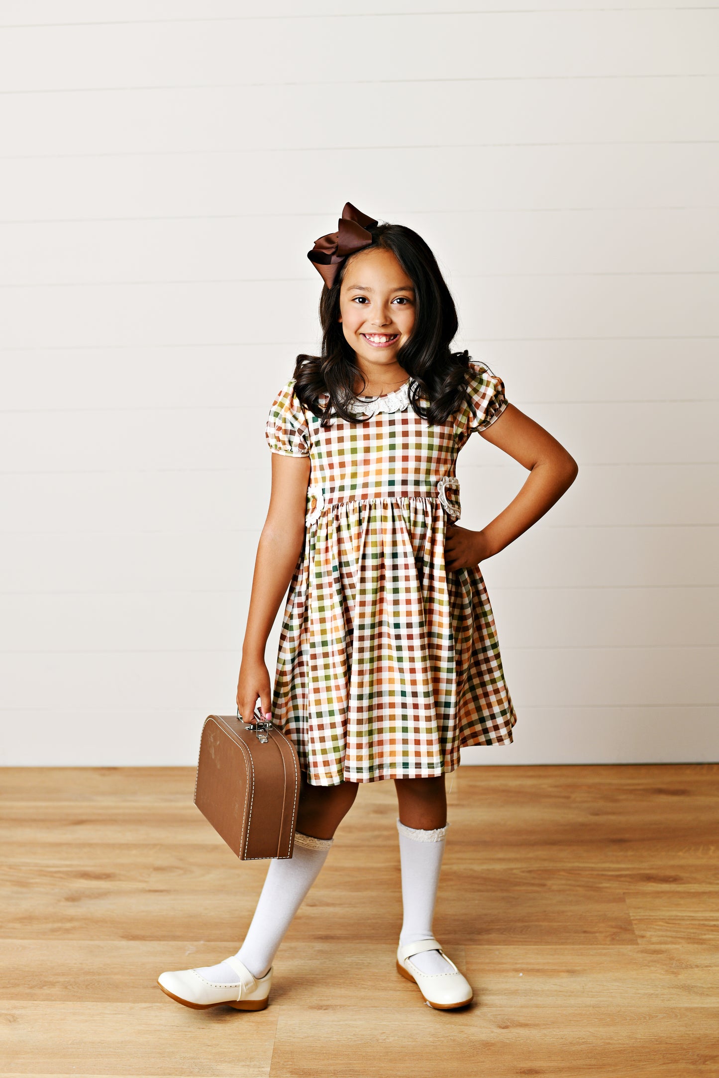 Plaid Tab Dress