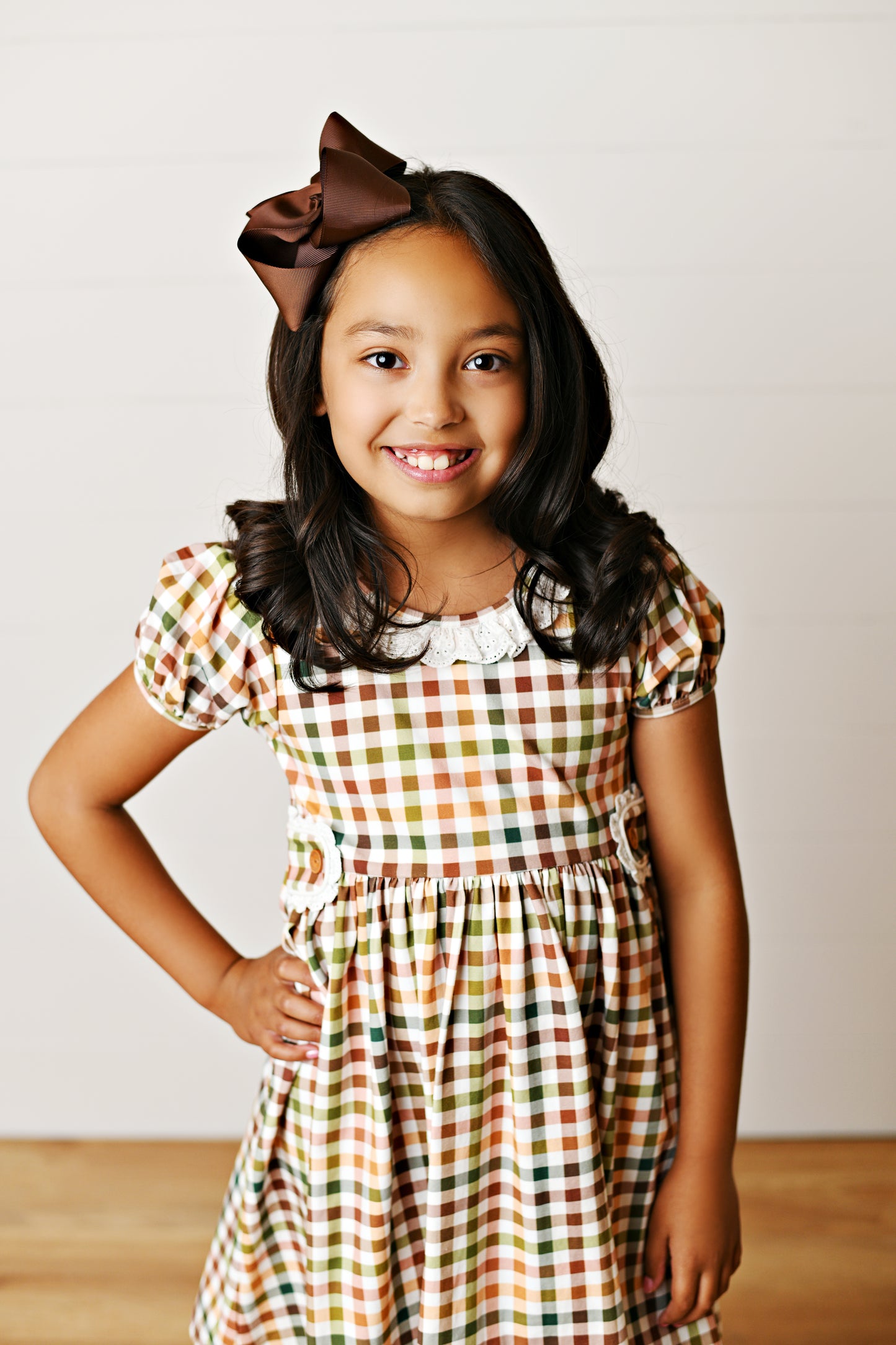 Plaid Tab Dress