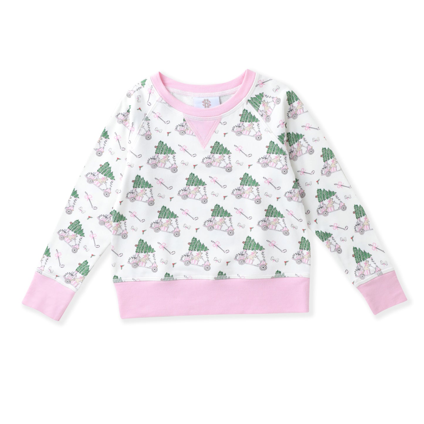 Pink Paw-Tee Christmas Pullover