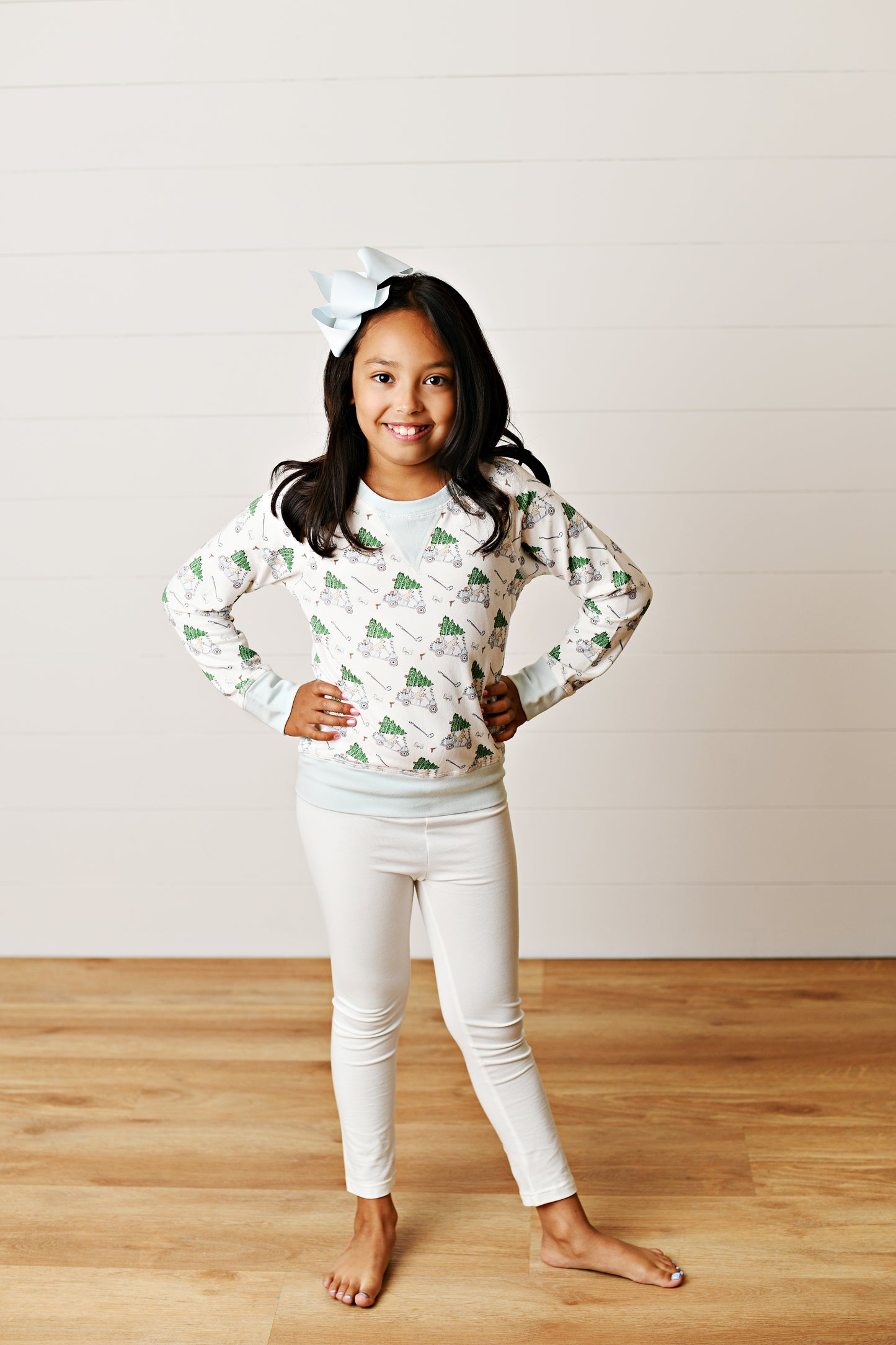 Blue Paw-Tee Christmas Pullover