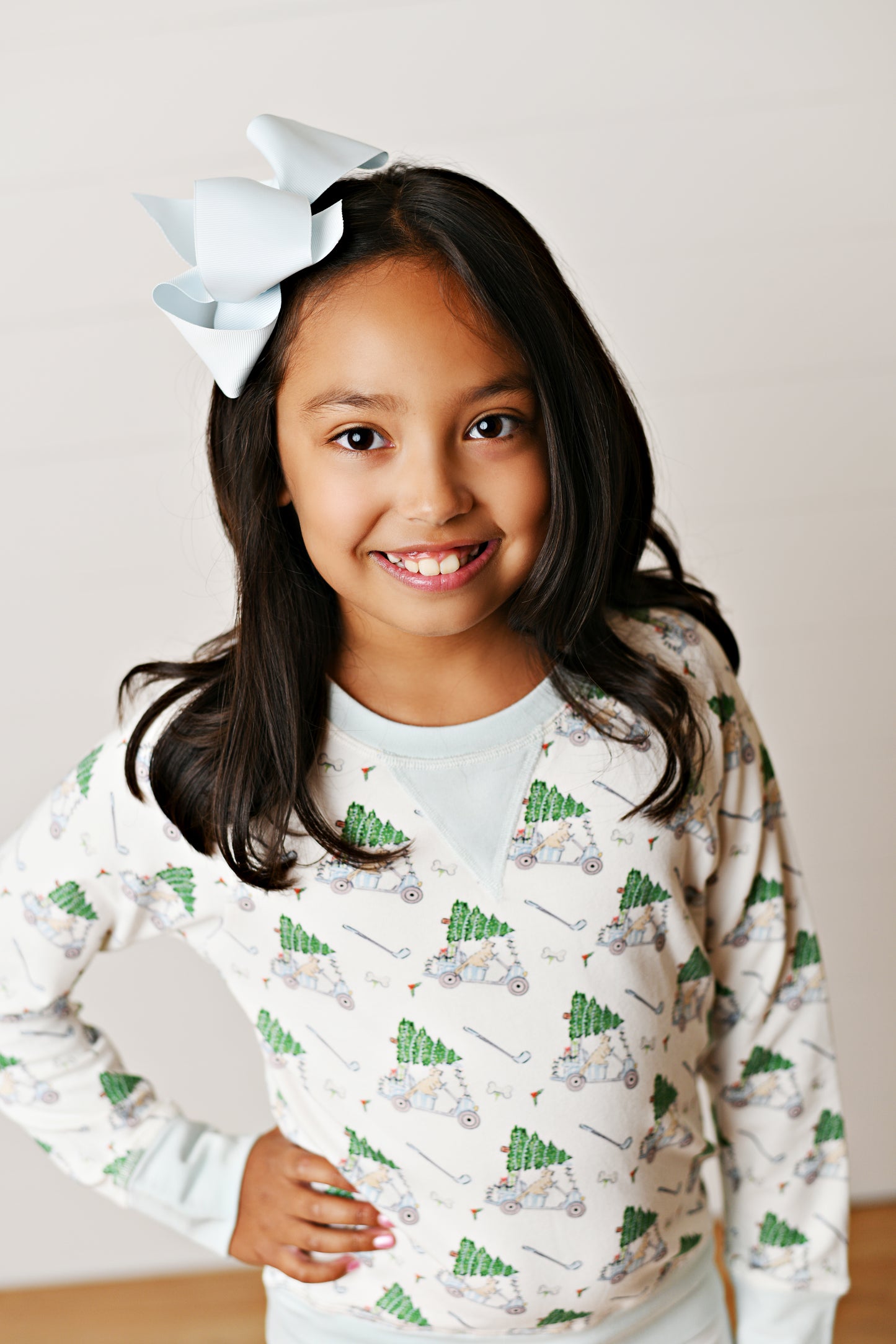 Blue Paw-Tee Christmas Pullover
