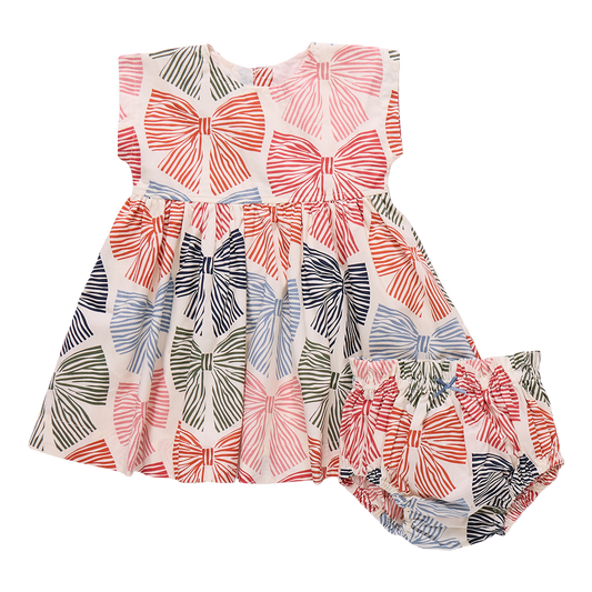 Multi Striped Bows Adaline Set