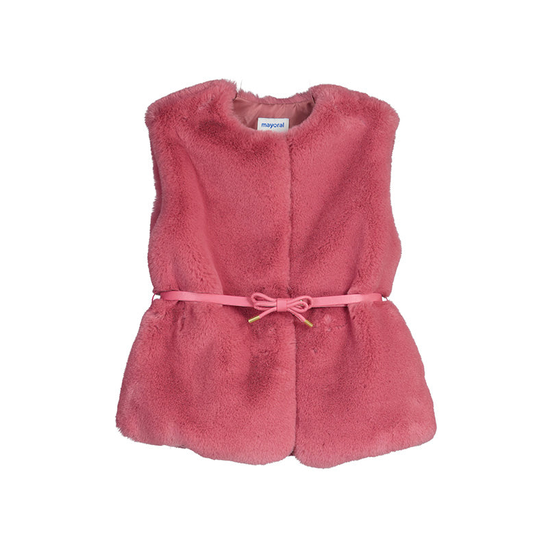 Rose Fur Vest