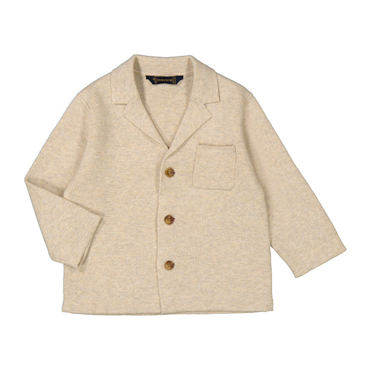 Bright Beige Knit Jacket