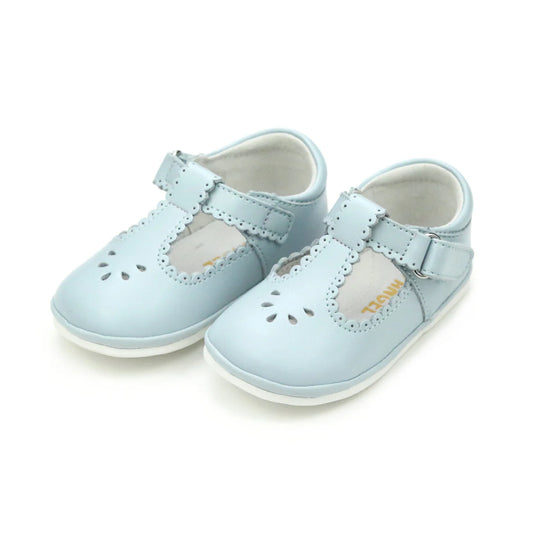 Light Blue Dottie Scalloped MJ