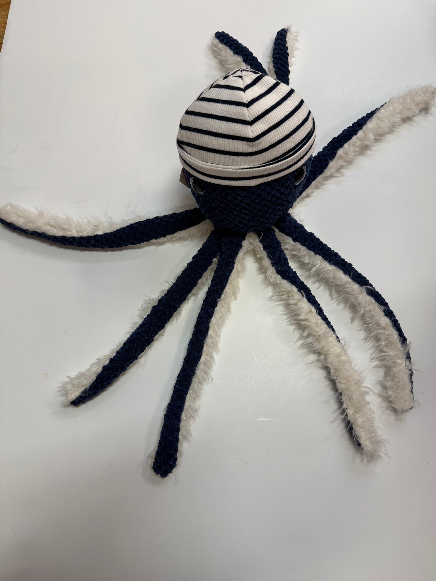 Navy Octopus Plush