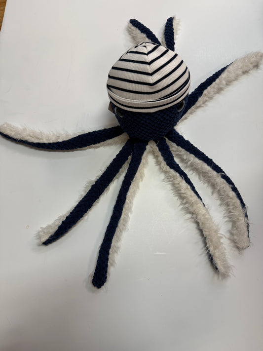 Navy Octopus Plush
