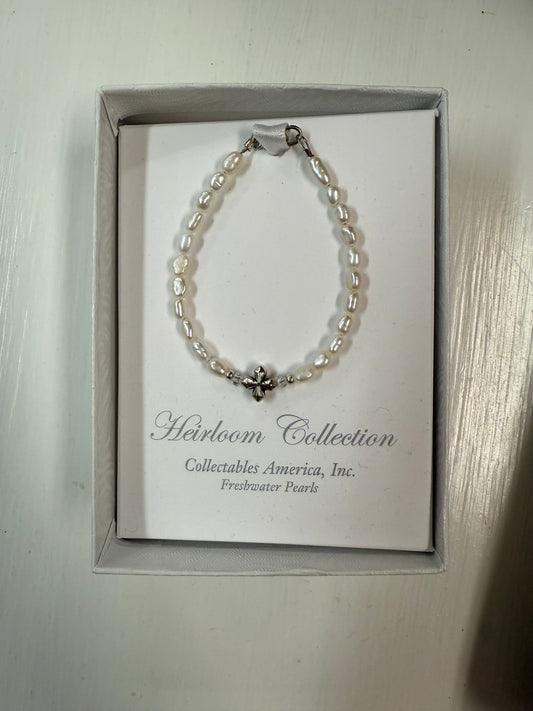 FWP Crystal Cross Bracelet