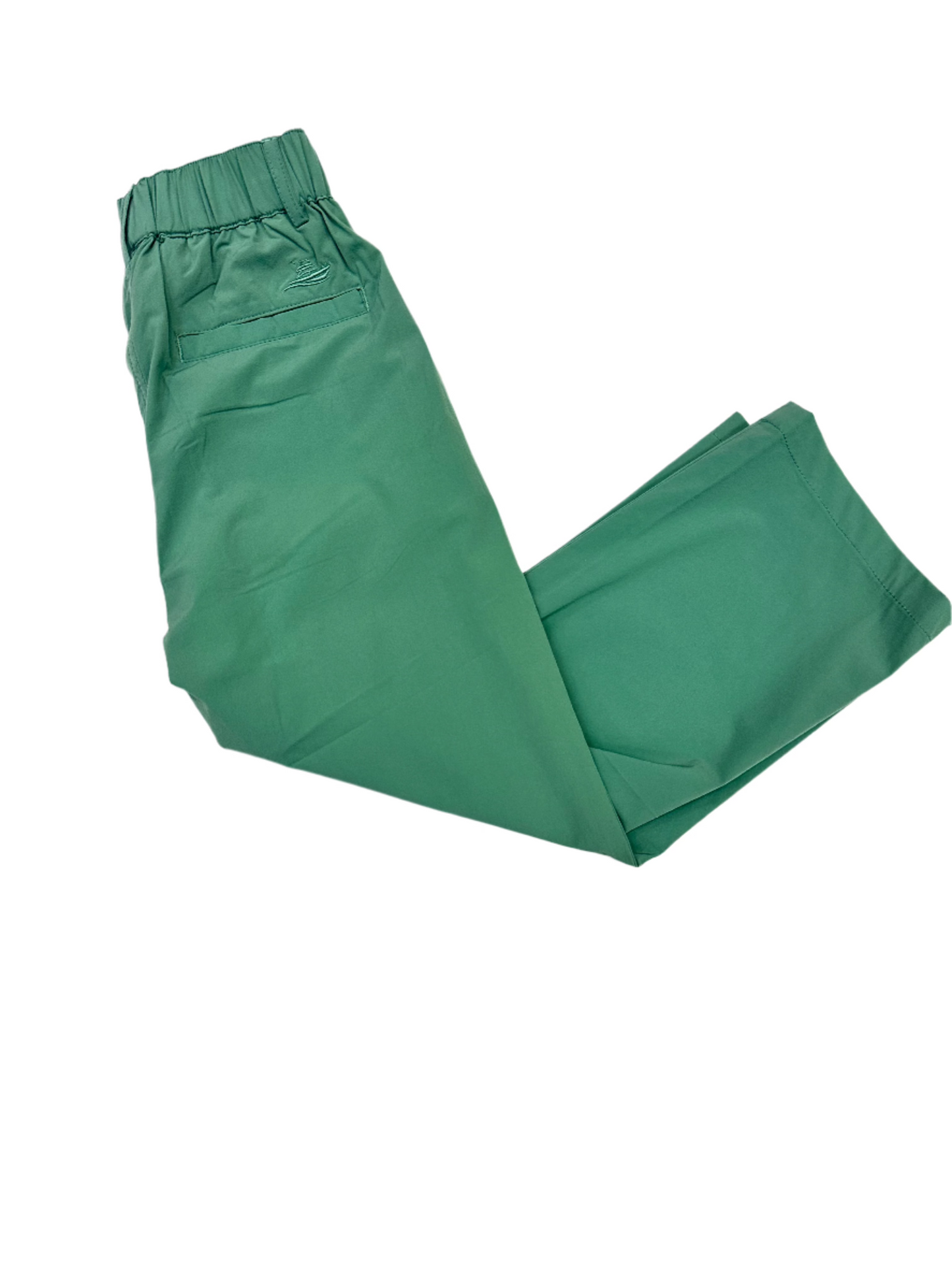 Green Elastic Performance Pants