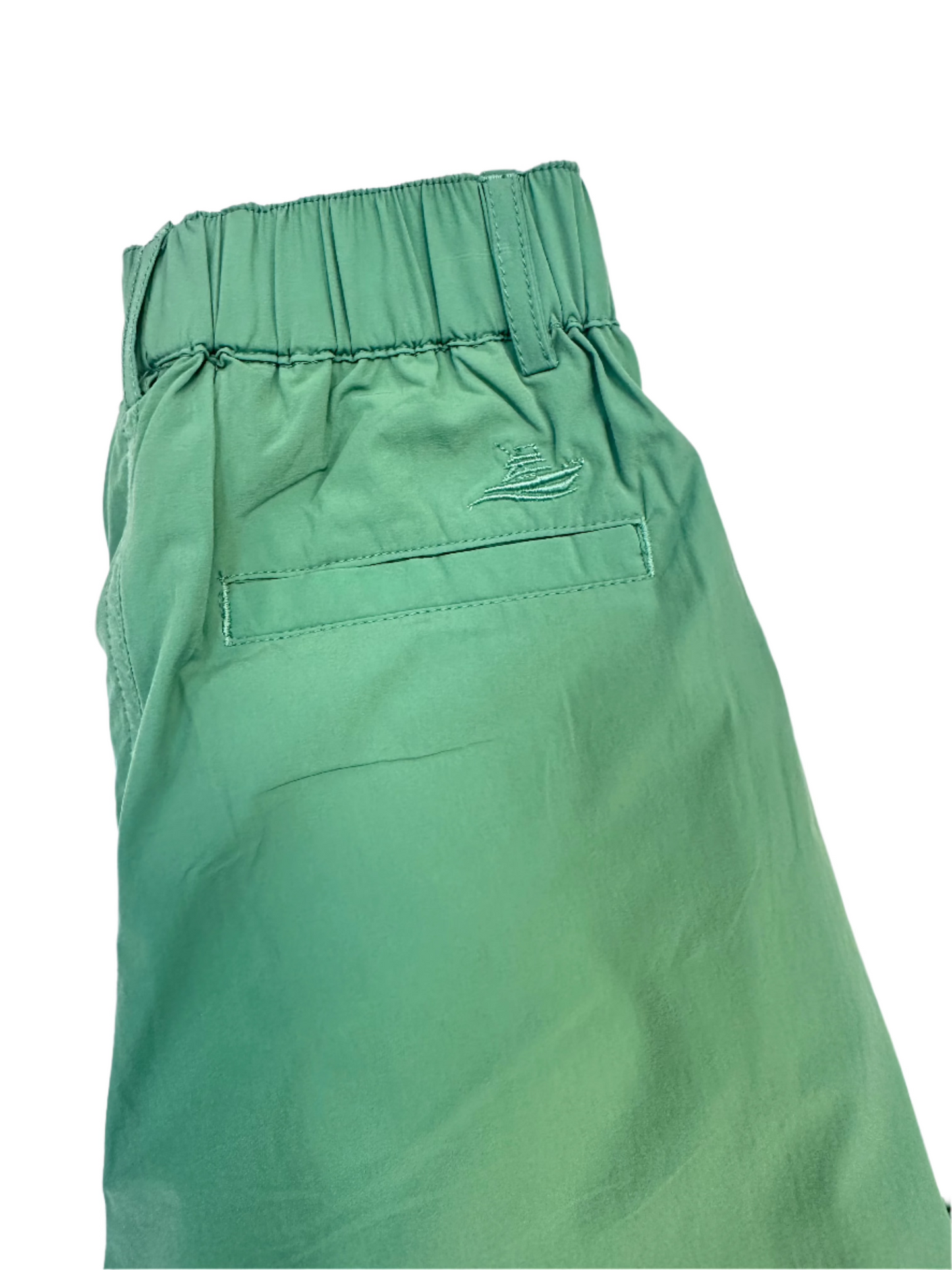 Green Elastic Performance Pants