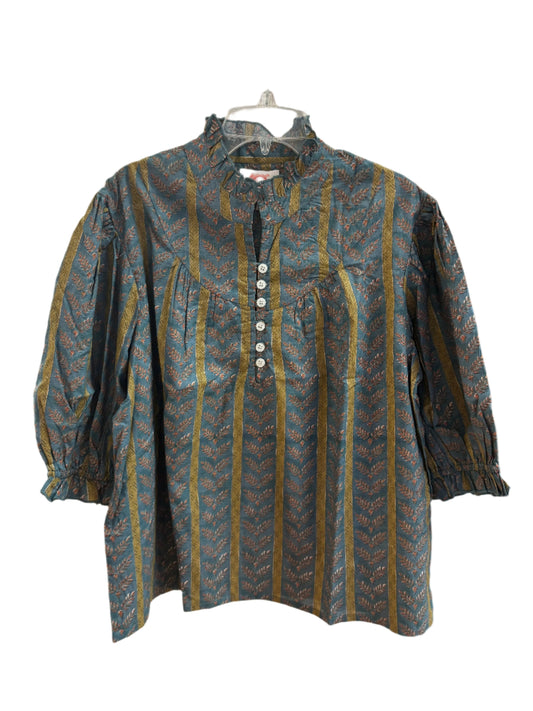 Ellie Vintage Gold Blouse