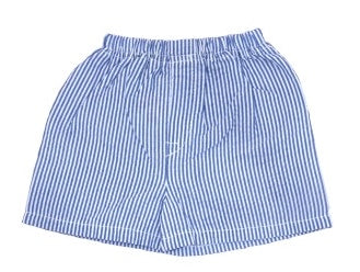 Boy Shorts Seersucker Navy