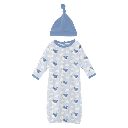 Dew Flying Pigs Gown & Hat