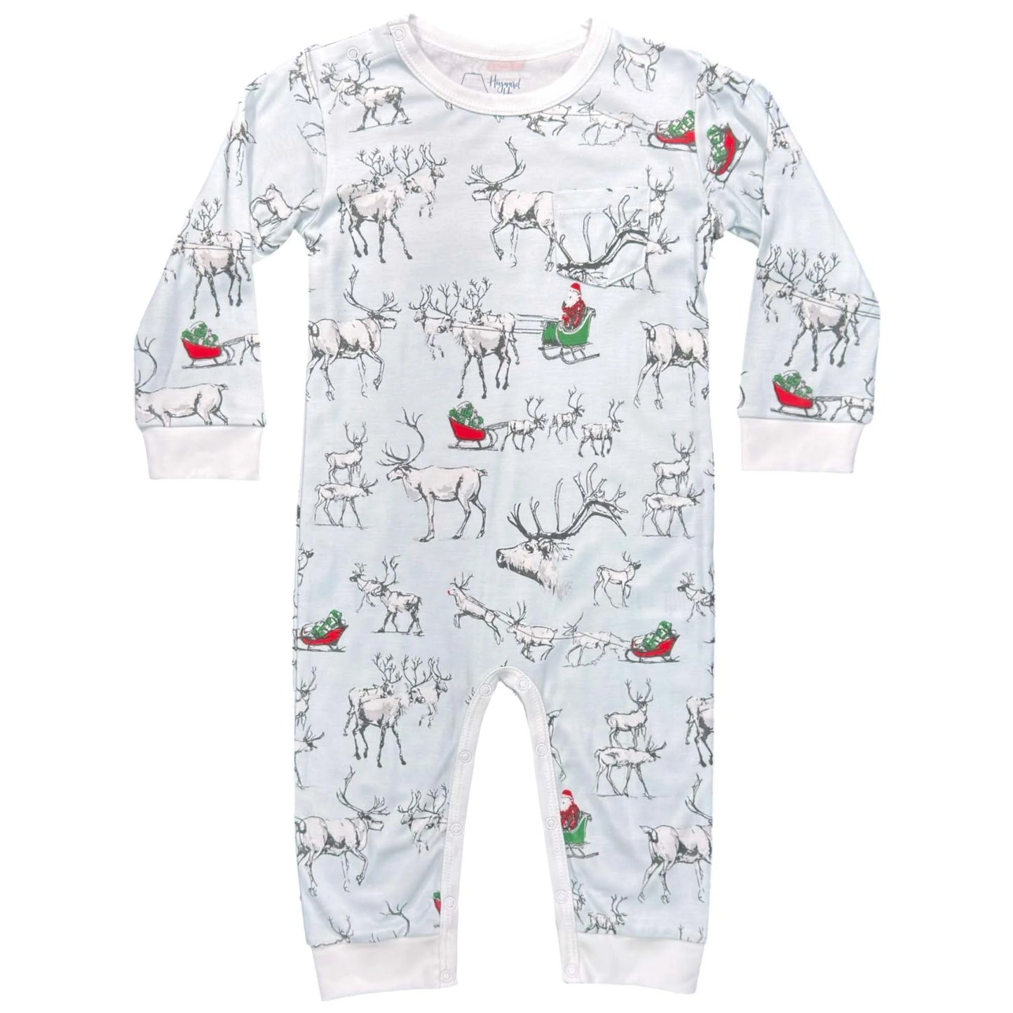 Reindeer LS Romper