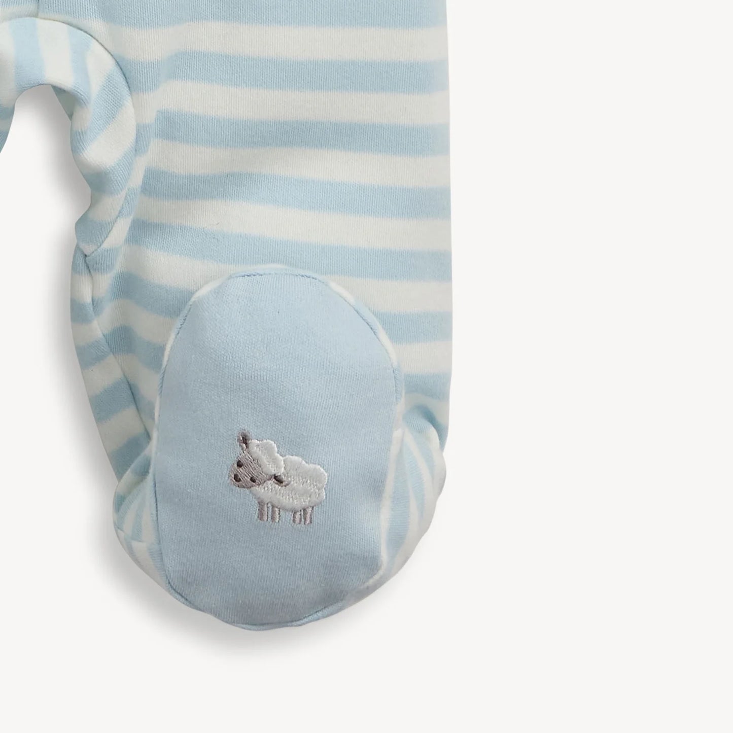 Blue Stripe Organic Kimono Set
