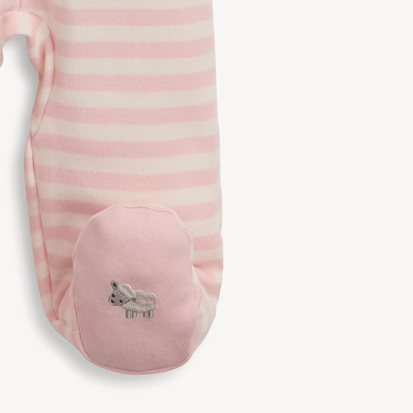 Pink Stripe Organic Kimono Set