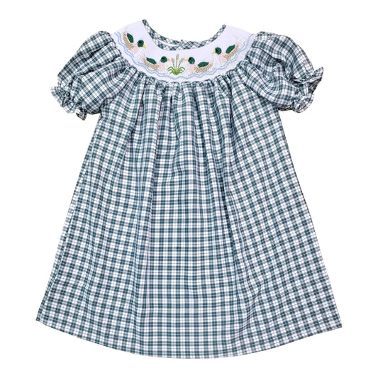 Mallard Plaid Smock Dress