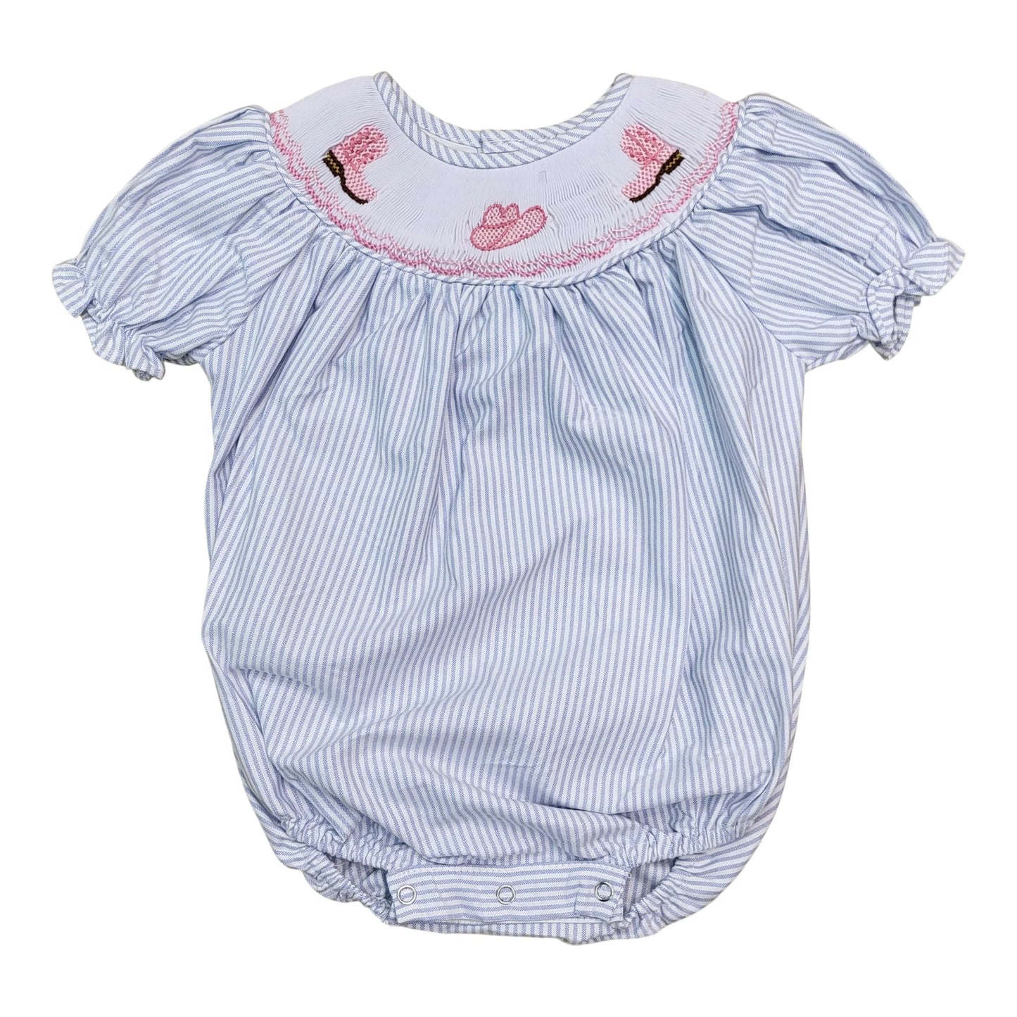 Boots & Hat Cowgirl Smock Bubble